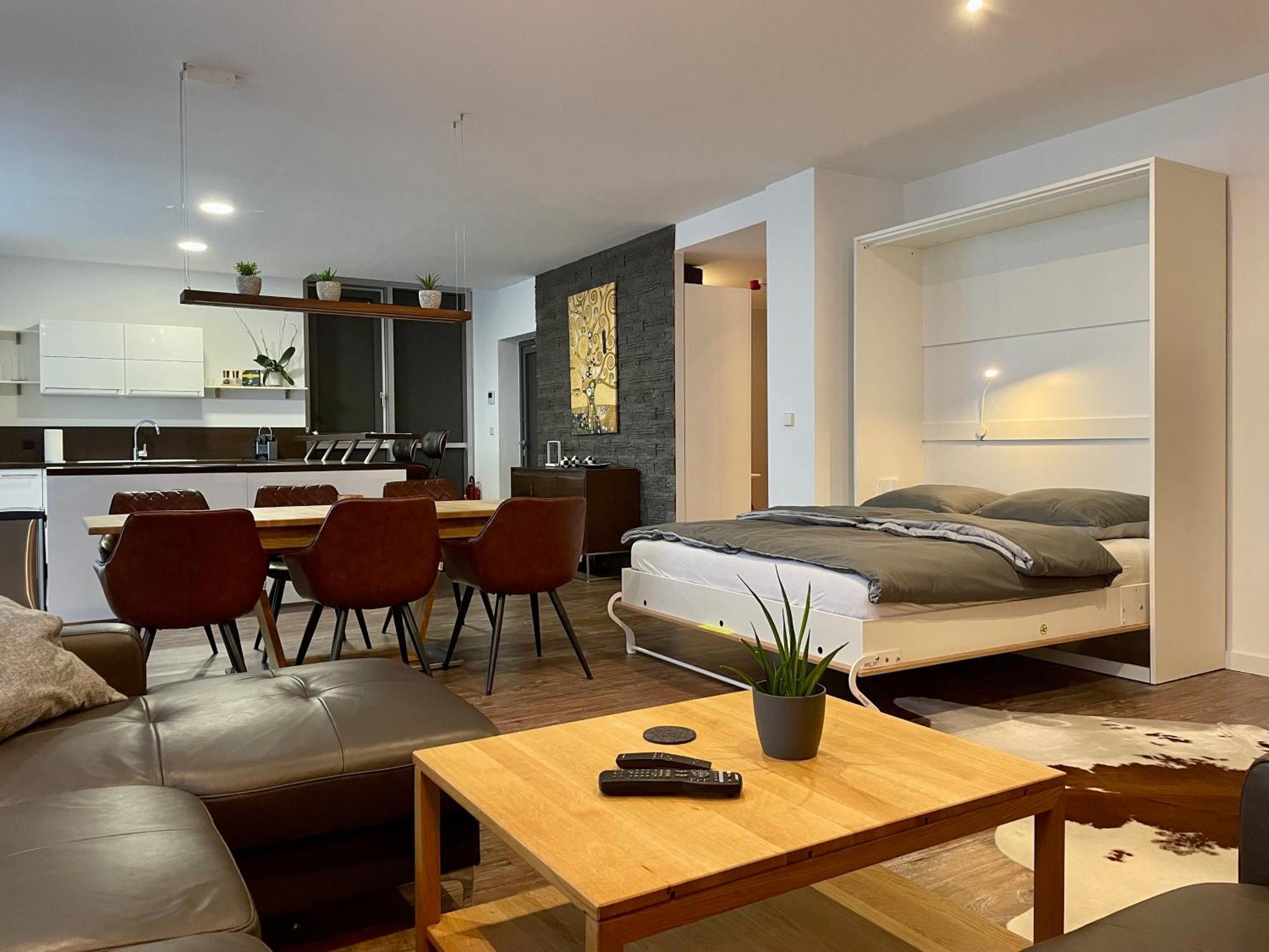 Apartment Leipzig Waldstrassenviertel Loft Terrasse, Redbull Arena 외부 사진